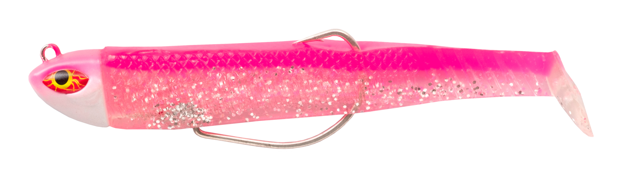 Cinnetic Crafty Candy Shad Electric Pink 17cm (125g) (2 stuks)