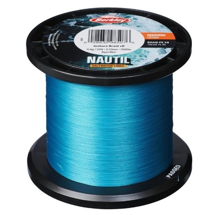 Berkley NAUTIL Braidx8 150m AquaBlue Gevlochten Lijn