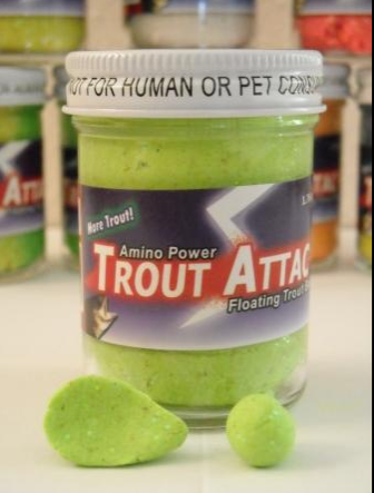 Top Secret Trout Attac 'Strong Garlic Chartreuse' (60g)