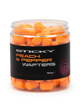 Sticky Baits Peach & Pepper Dumbell Wafters (130g)