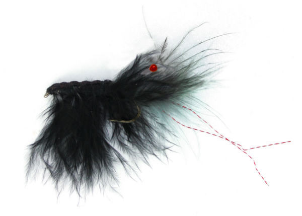 Ultimate Allround Trout Set - Magic Trout Shrimpy Fly Black #2, 2 stuks