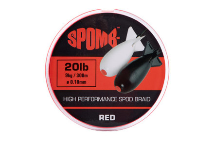 Spomb Braid Red 0.18mm (20lb) (300m)