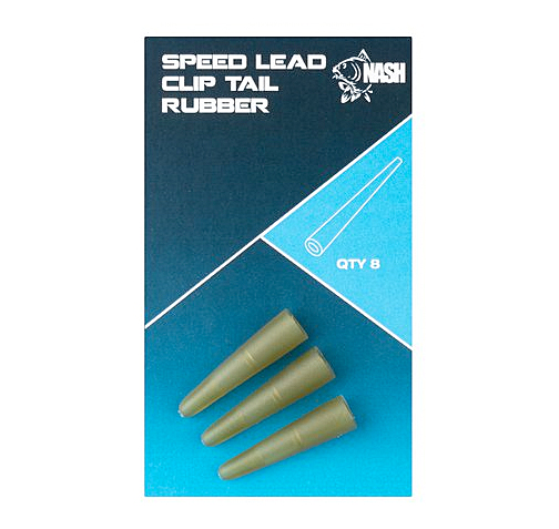 Nash Speed Lead Clip Tail Rubber Camou Green