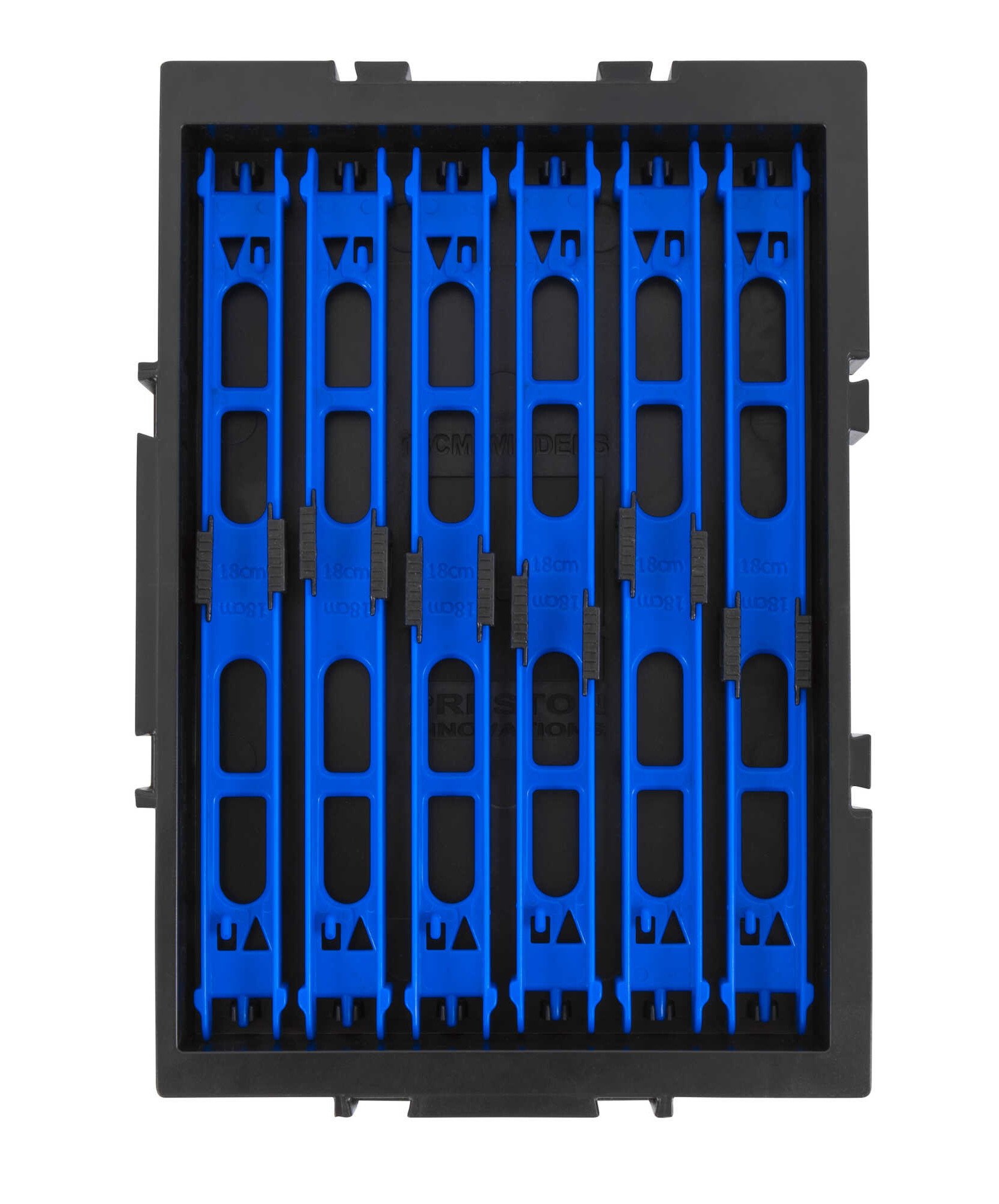 Preston Interlok Winder Tray Blauw 18cm (Inc. 6 winders)