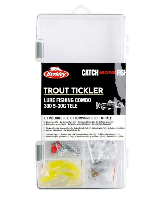 Berkley CMF Trout Tickler CB Tele Hengelset 2,10m (5-20g) (Inc. Kunstaas)