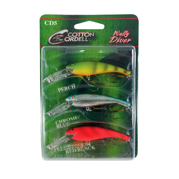 Cotton Cordell Wally Diver YGR 3 Pack 6,4cm (7g)