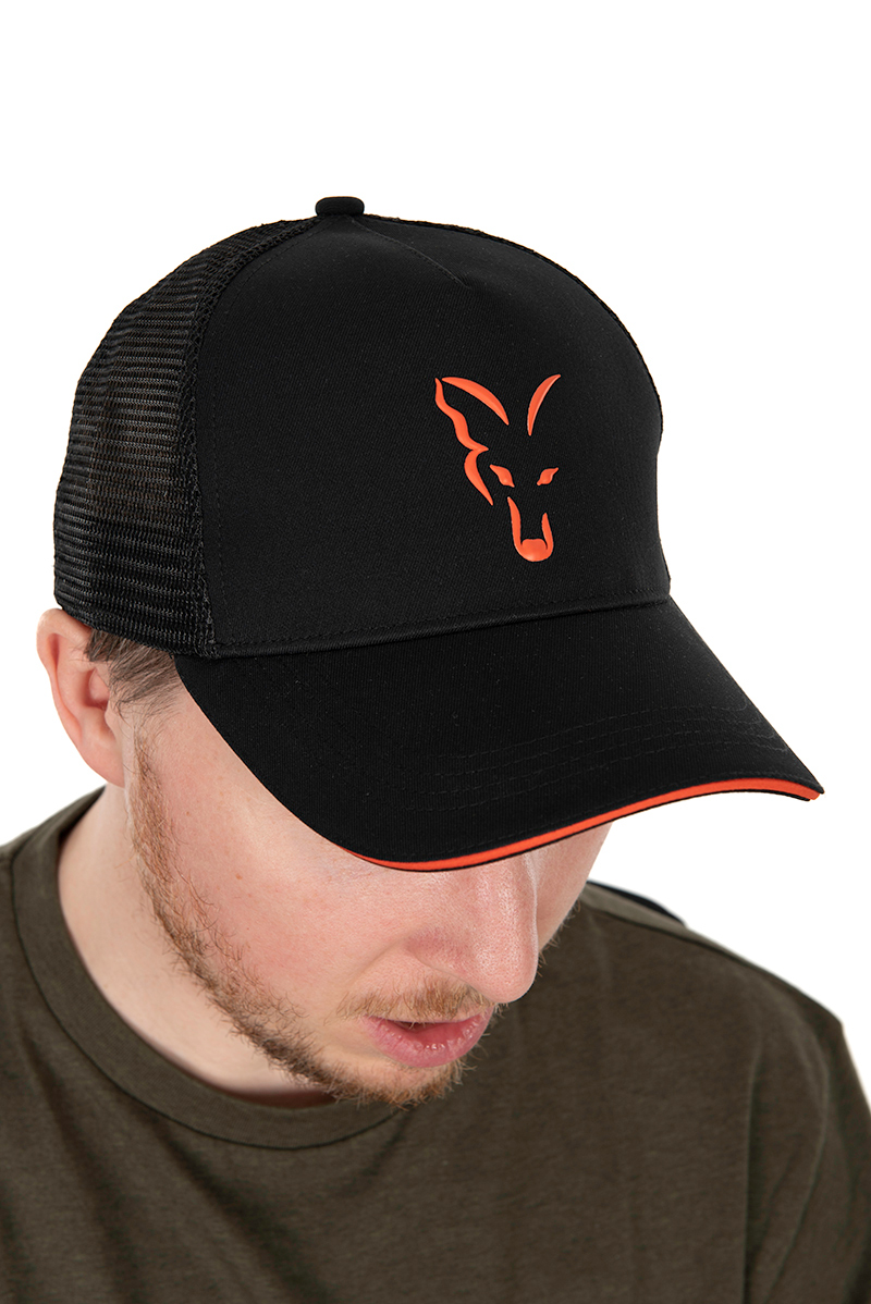 Fox Collection Trucker Vispet - Black & Orange