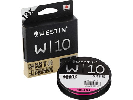 Westin W10 13-Braid Cast 'N' Jig Pickled Pink Gevlochten Lijn (110m)