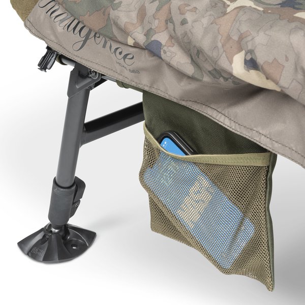 Nash Indulgence HD40 Sleep System 8 Legs Camo Emperor Stretcher (Incl. Dekbed)