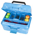 Flambeau Big Mouth Tackle Box Kit Viskoffer - Pearl Blue Swirl