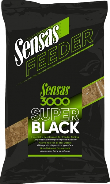 Sensas Feeder 3000 Super Black Lokvoer (1kg)