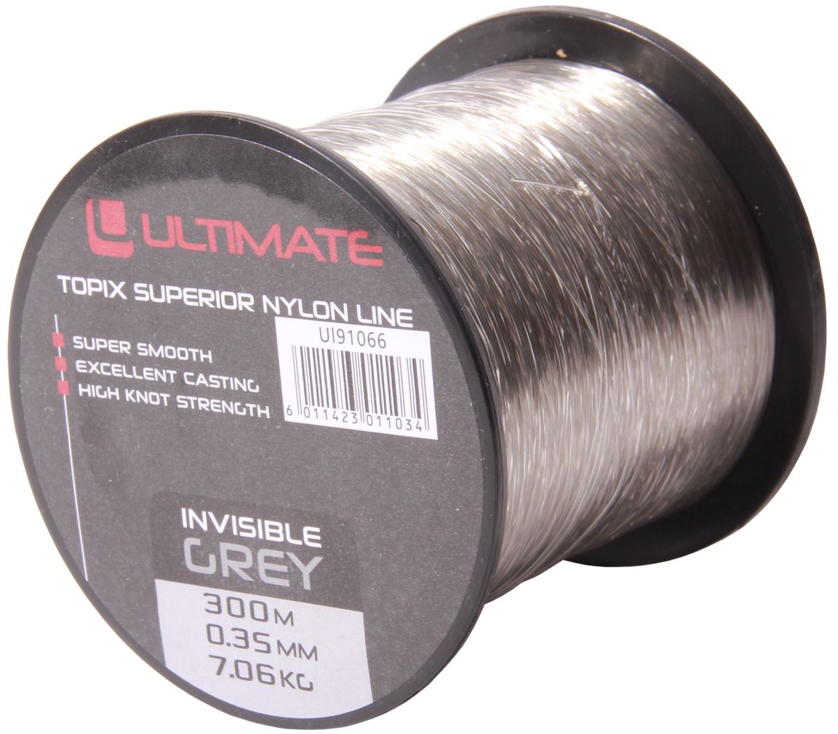 Ultimate Topix Nylon Invisible Grey 0,35mm (300m)