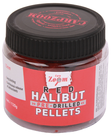 Carp Zoom Pre-Drilled Pellets Red Halibut 8mm (120g)