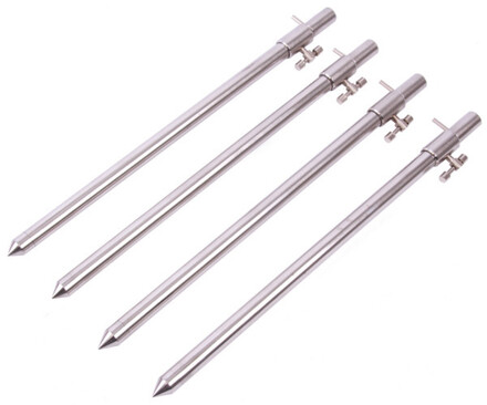 4 x NGT Stainless steel banksticks 50-90cm