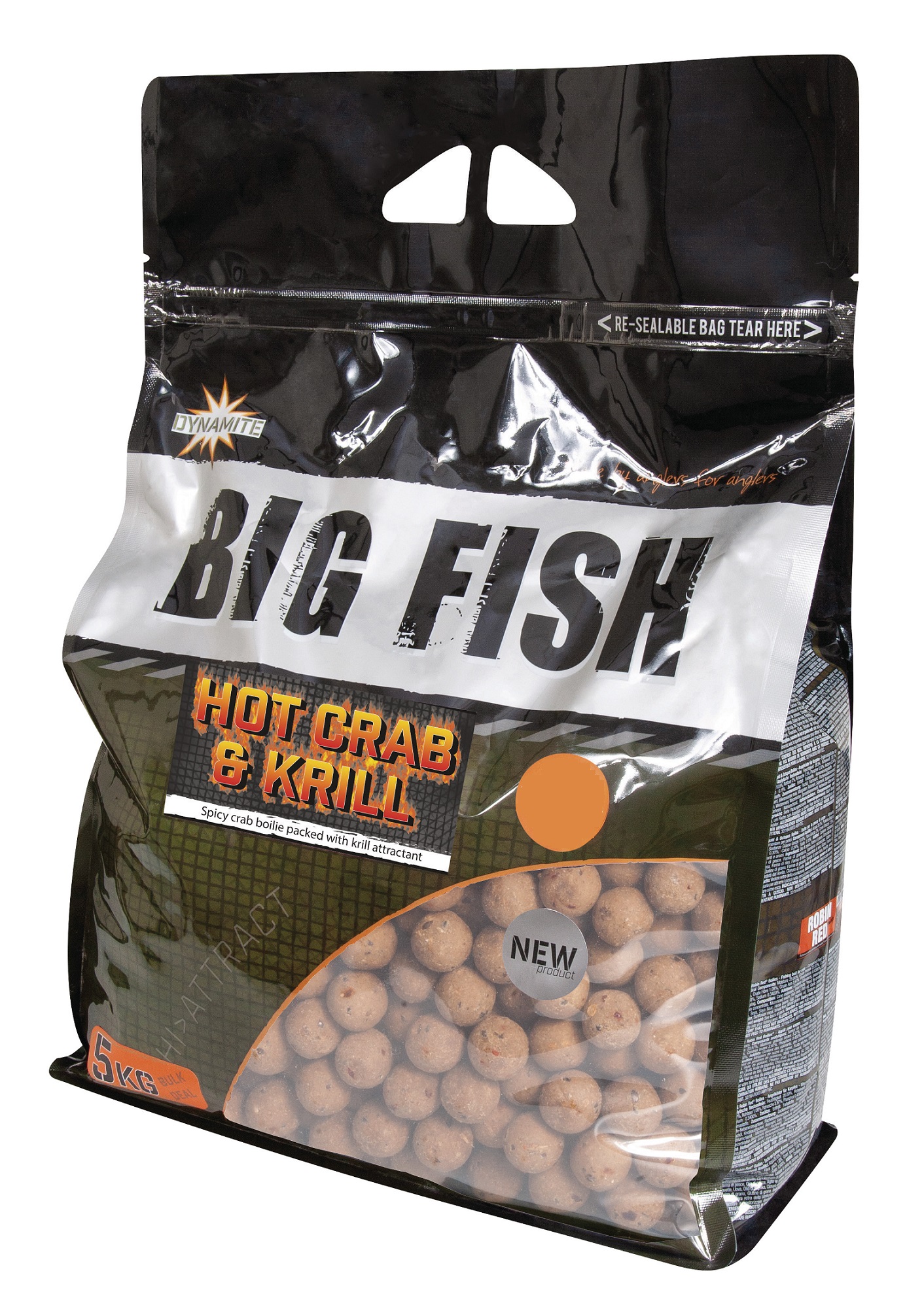Dynamite Baits Hot Crab & Krill 15mm (5kg)