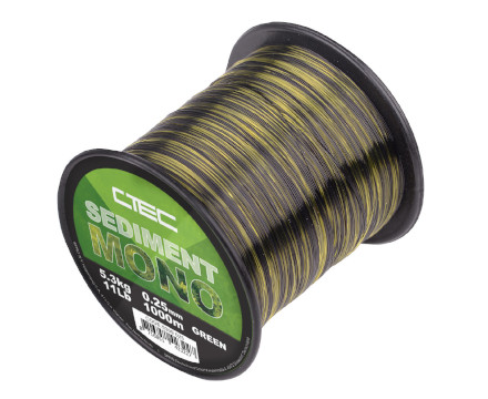 Spro C-Tec Sediment Monofilament lijn (800m of 1000m) - Green