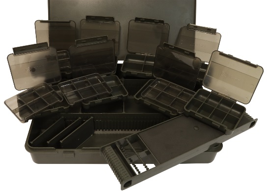 Sonik Lockbox Large Loaded Tacklebox (Incl. 8 Doosjes + Rigboard)