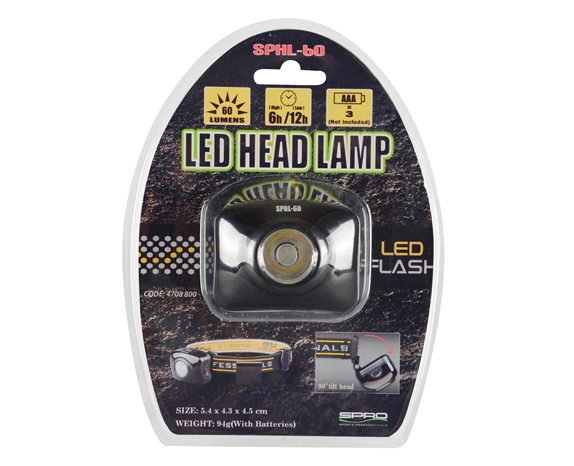 Spro LED Head Lamp SPHL60