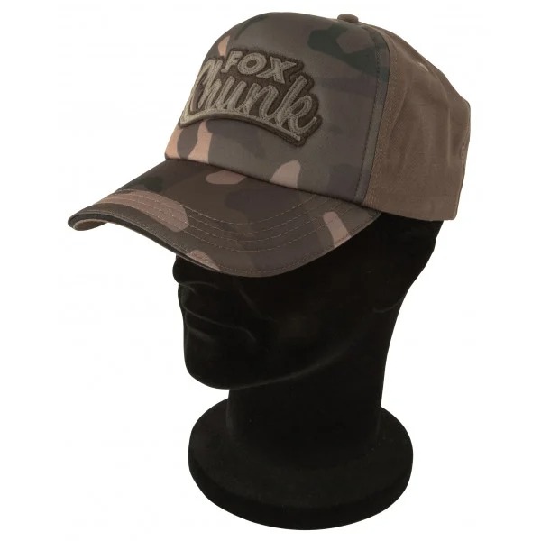 Fox Chunk Camo Solid Back Baseball Cap