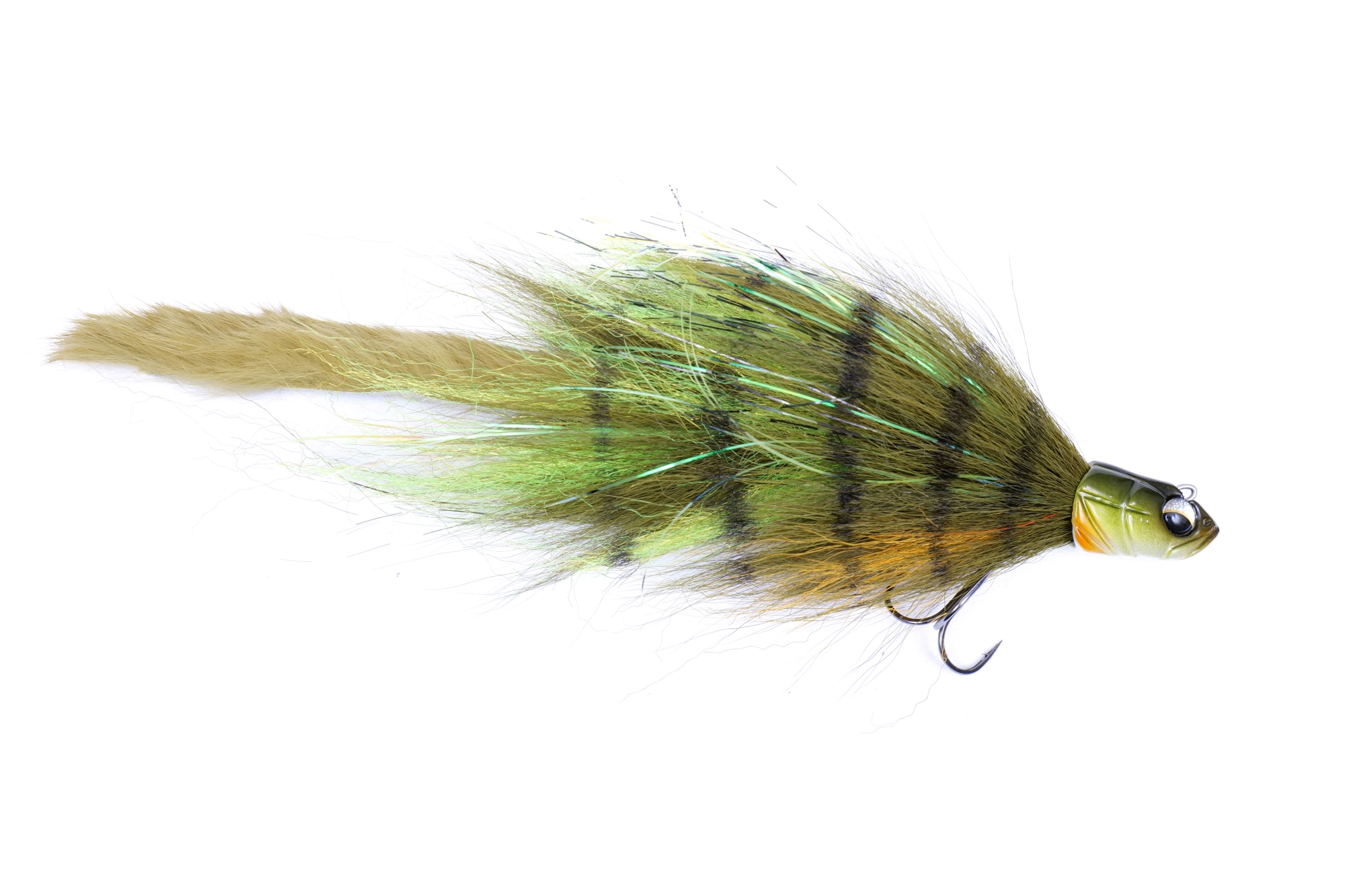 BIM Tackle Crazy Rabbit Streamer Loodvrij 29cm (33g) - Natural Perch