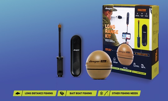 Deeper Long Range Fishfinder Voerboot Kit