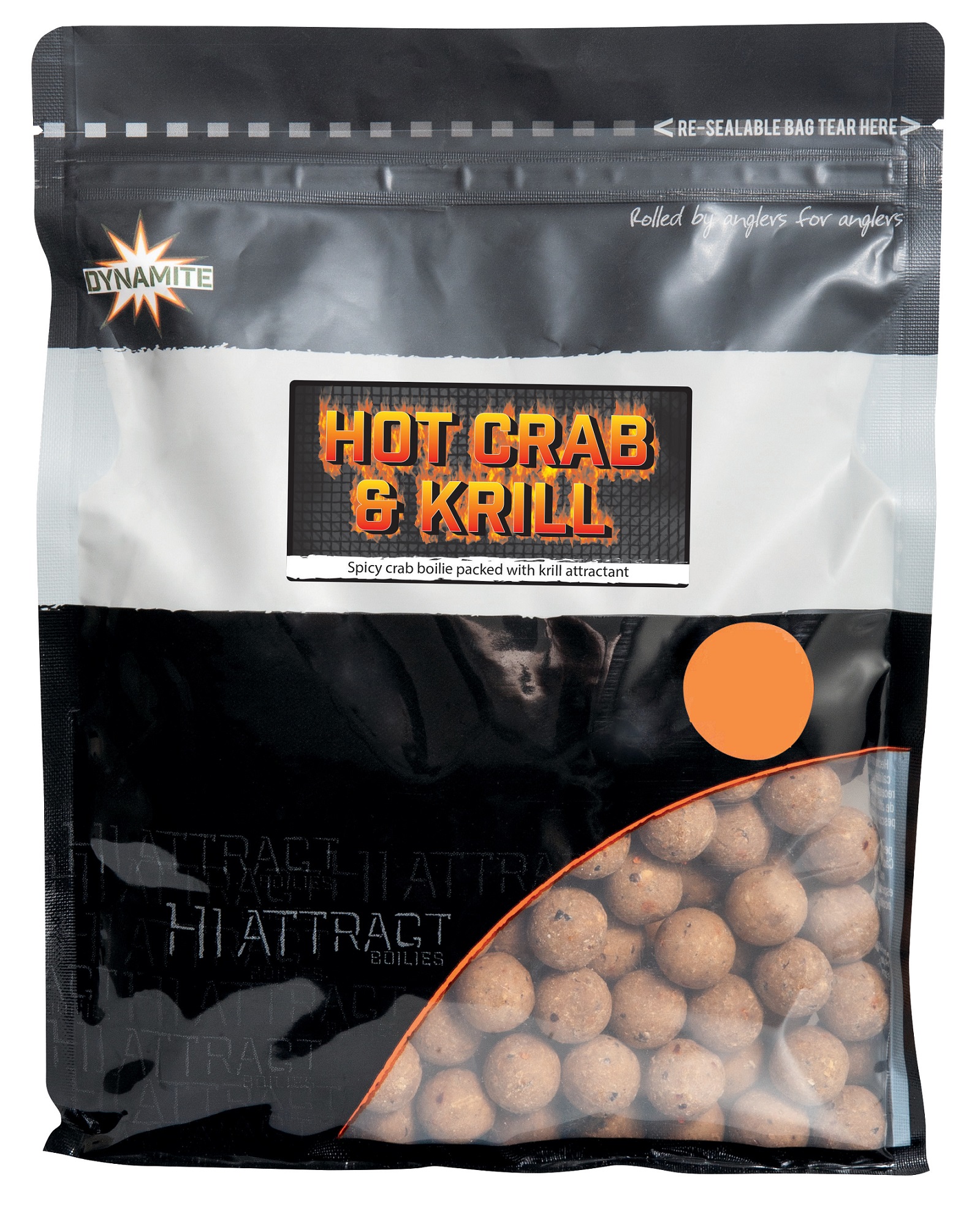 Dynamite Baits Hot Crab & Krill Boilies (1kg)