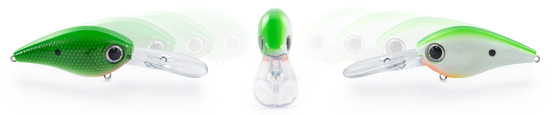 River7 R7 Doppelganger Plug 6cm (13g) - Green Lightning