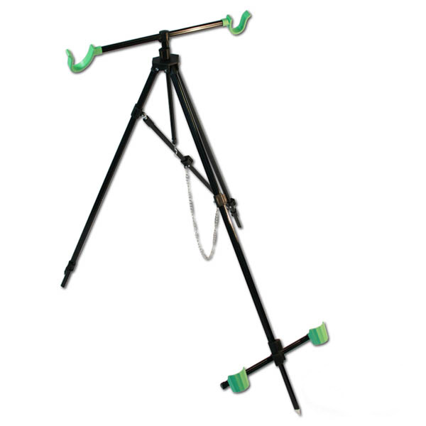 Complete Zeevis Set met 2 hengels, 2 molens en veel accessoires! - NGT Beach Tripod 'Pro'