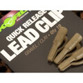 Korda Quick Release Lead Clip (10 stuks) - Gravel