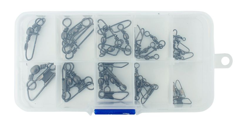 Abu Garcia Assorted Snap Swivels (40 stuks)