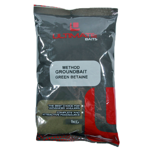 Ultimate Baits Groundbait Method Green Betaïne (1kg)