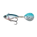 Savage Gear Fat Tail Spin (No Lead) 5,5cm (6,5g) - Blue Silver