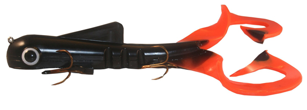 Musky Innovations Regular Double Dawg Black/Orange 23cm (128g)
