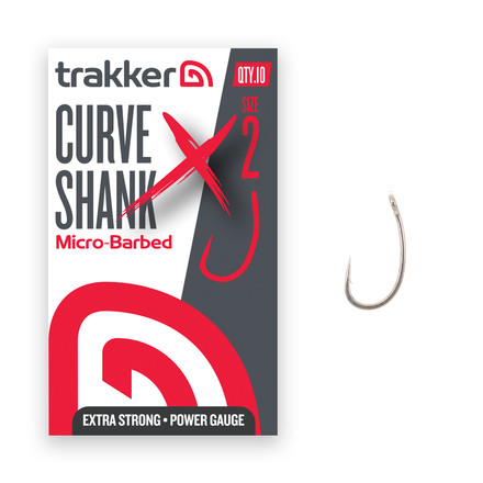 Trakker Curve Shank XS Hooks Micro Barbed (10 Stuks)