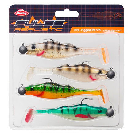 Berkley Pulse Prerigged Realistic Perch 7cm (4 stuks)