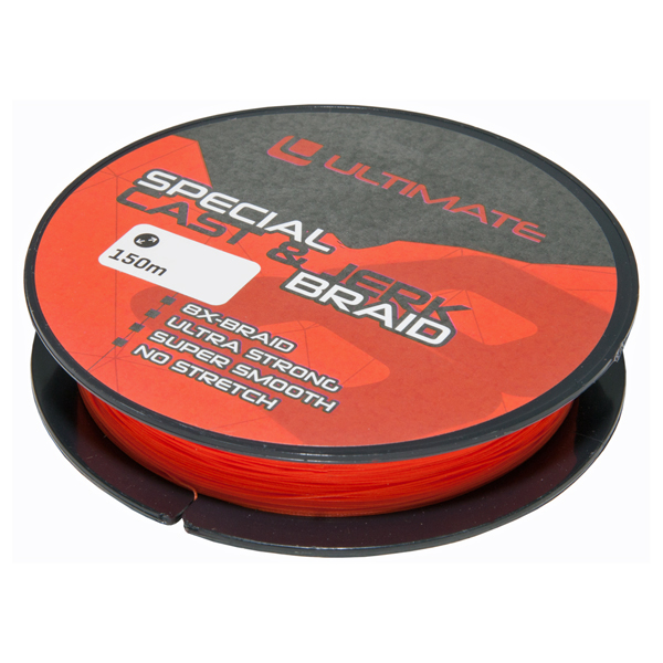 Ultimate Special Cast & Jerk Braid Fluo Red 0,25mm (150m)