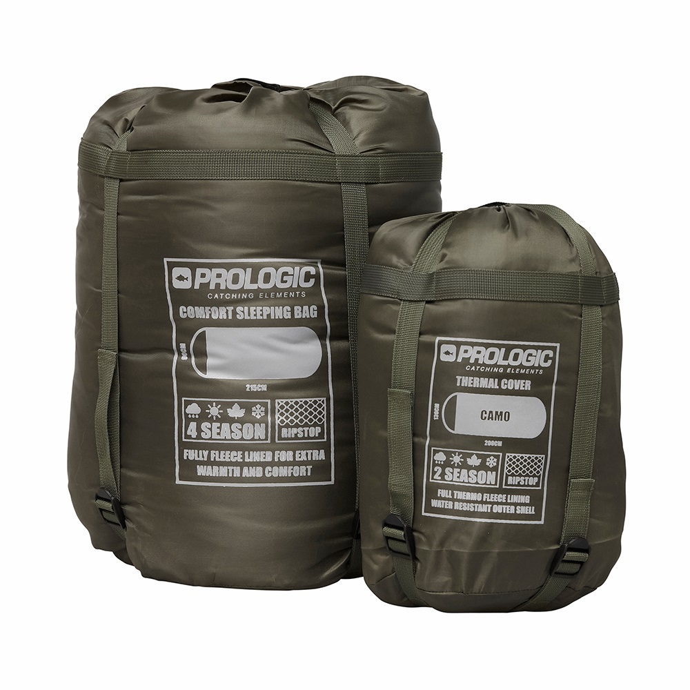 Prologic Element Comfort S/Bag & Thermal Camo Cover 5 Season 215 x 90cm