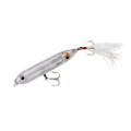 Heddon Feathered Super Spook Jr - Clear