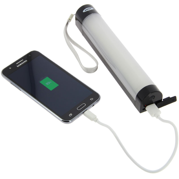 NGT Oplaadbare Bivvy Light / Powerbank met afstandsbediening met GRATIS neopreen cover