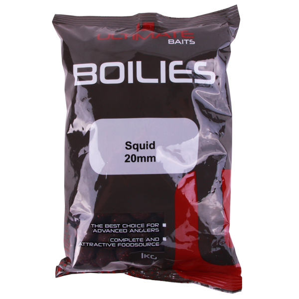 Ultimate Baits Boilies 20mm 1kg - Squid