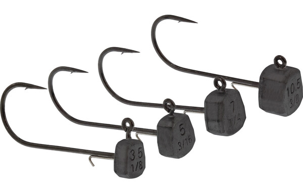 Westin Ned Jig Head Black Nickel Tungsten #1/0 (2 stuks)