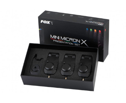 Fox Mini Micron X 3 Rod Beetmelder Set