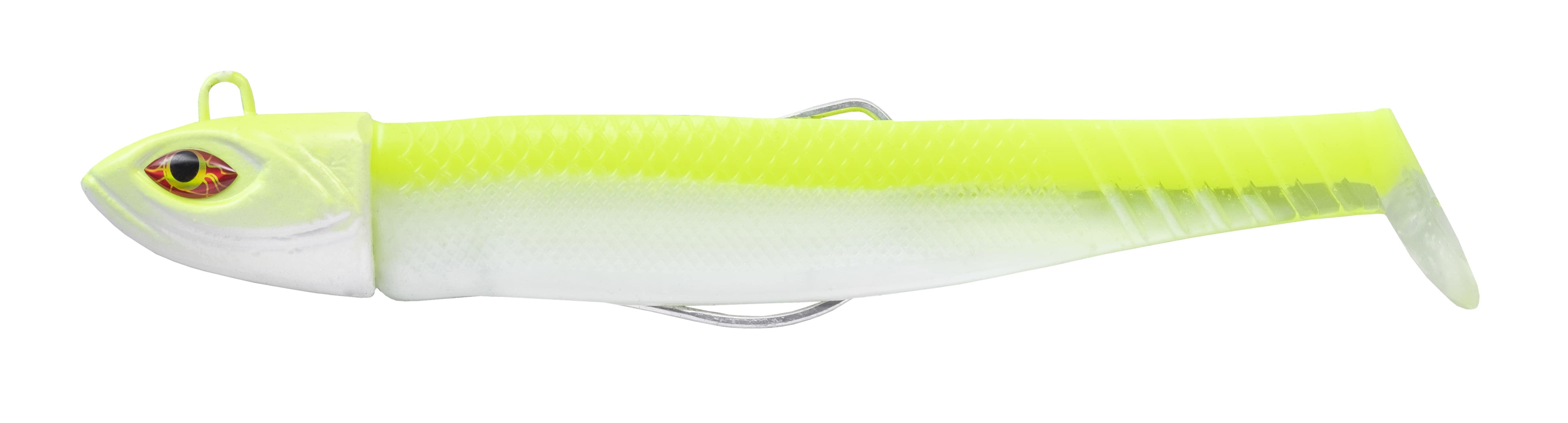 Cinnetic Crafty Candy Shad 10.5cm (25g) (2 stuks) - White Chartreuse