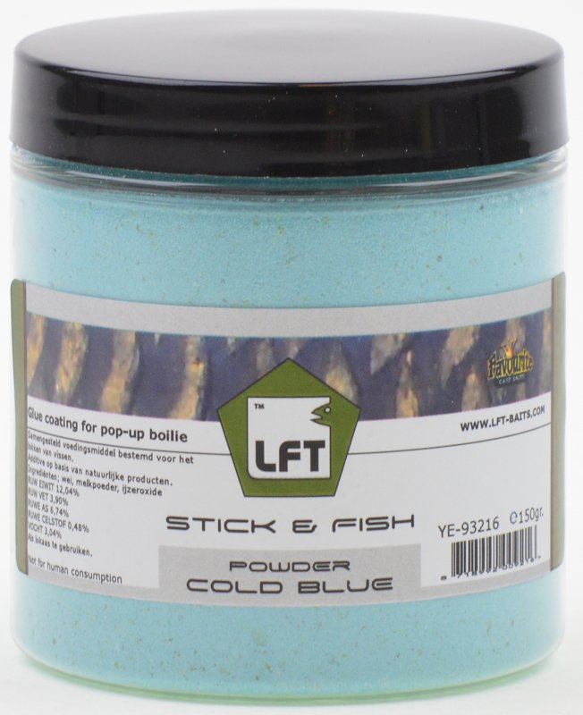 LFT Favourite Stick & Fish Powder Cold Blue Lokvoer (150g)