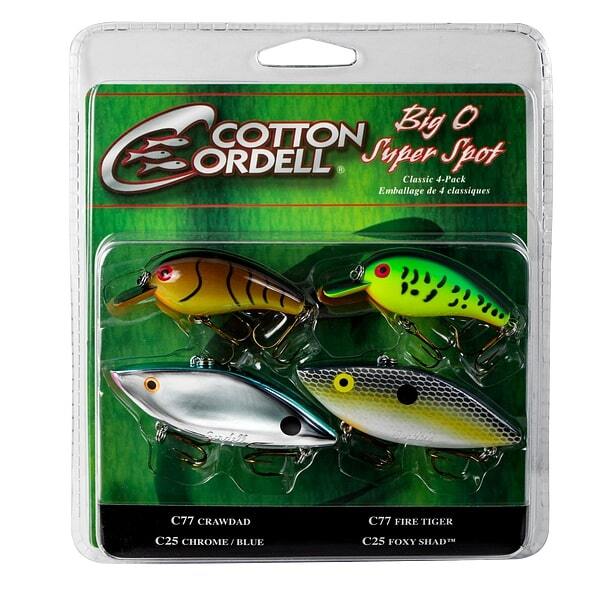 Cotton Cordell Big O Super Spot 4 Pack