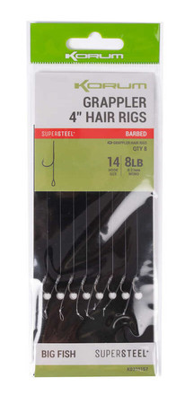 Korum Grappler Hair Rigs Weerhaakloos Onderlijn