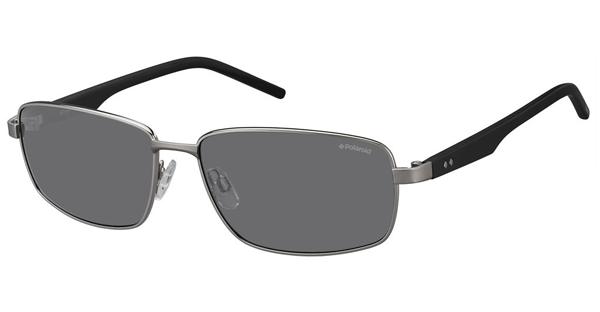 Polaroid PLD 2041/S Sunglasses Silver-Black Frame/Grey Glasses