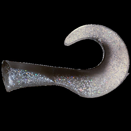 Headbanger ColossusCurly Replacement Tails 'Holo Silver' (2 stuks)