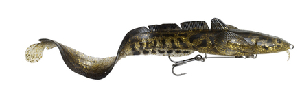 Savage Gear 3D Burbot 25cm 70g SS Gold Burbot UV