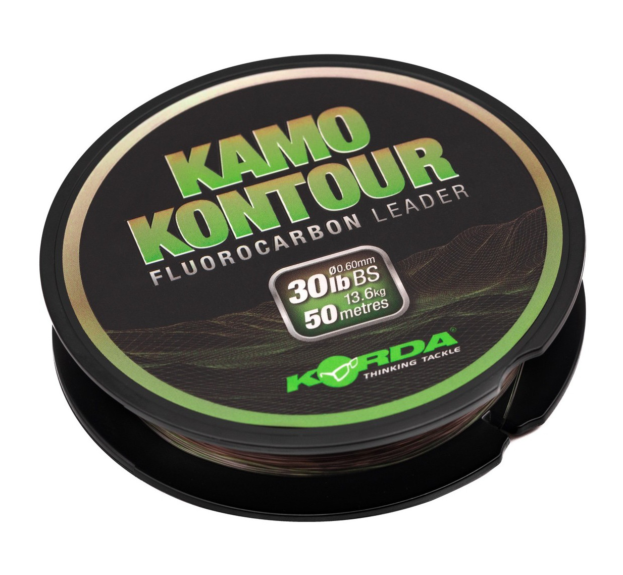 Korda Kamo Kontour Fluorocarbon Leader 0.60mm (50m)